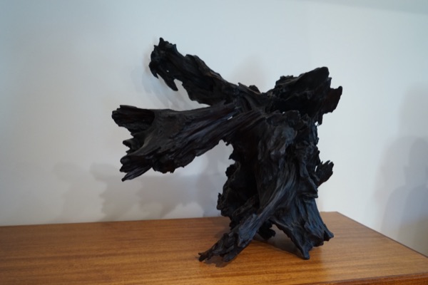 Dark Root-Form Sculpture