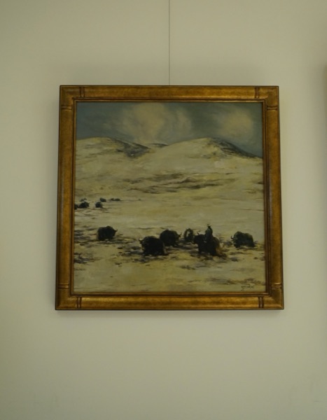 Framed Landscape With Grazing Animals